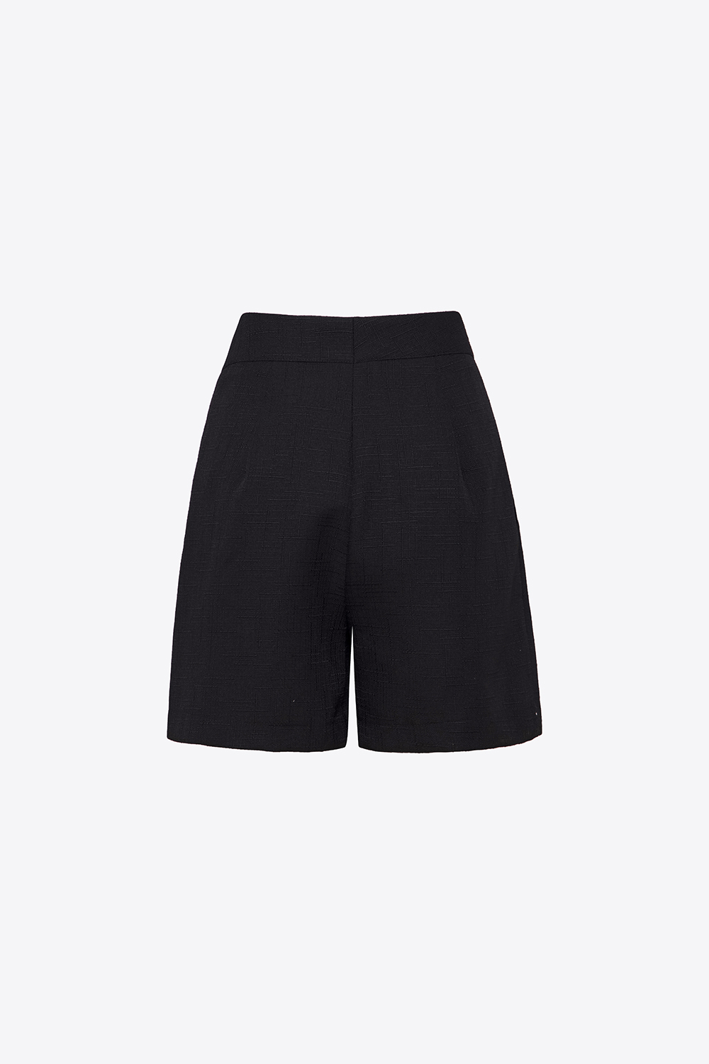 Quần short nữ màu đen hai túi xéo