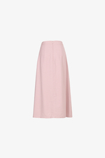 Chân váy xòe xếp ly màu hồng pastel