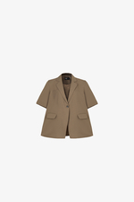 Áo khoác blazer nữ màu nâu